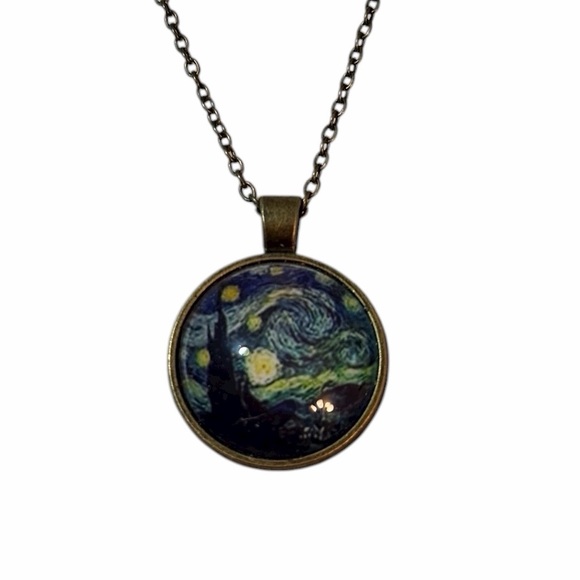 🩷 FREE WITH ANY PURCHASE Starry Night Pendant Necklace - Picture 4 of 6